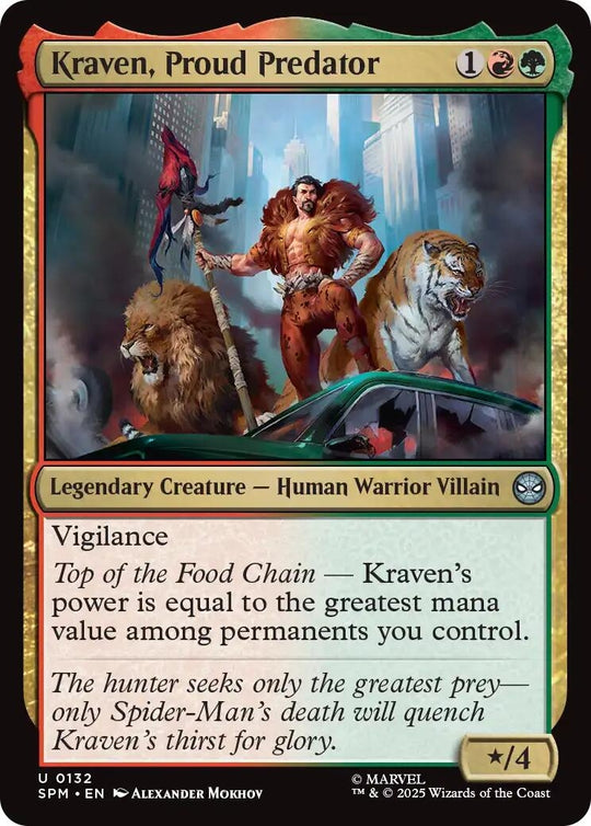 Image for Kraven, Proud Predator (132) - Magic: The Gathering