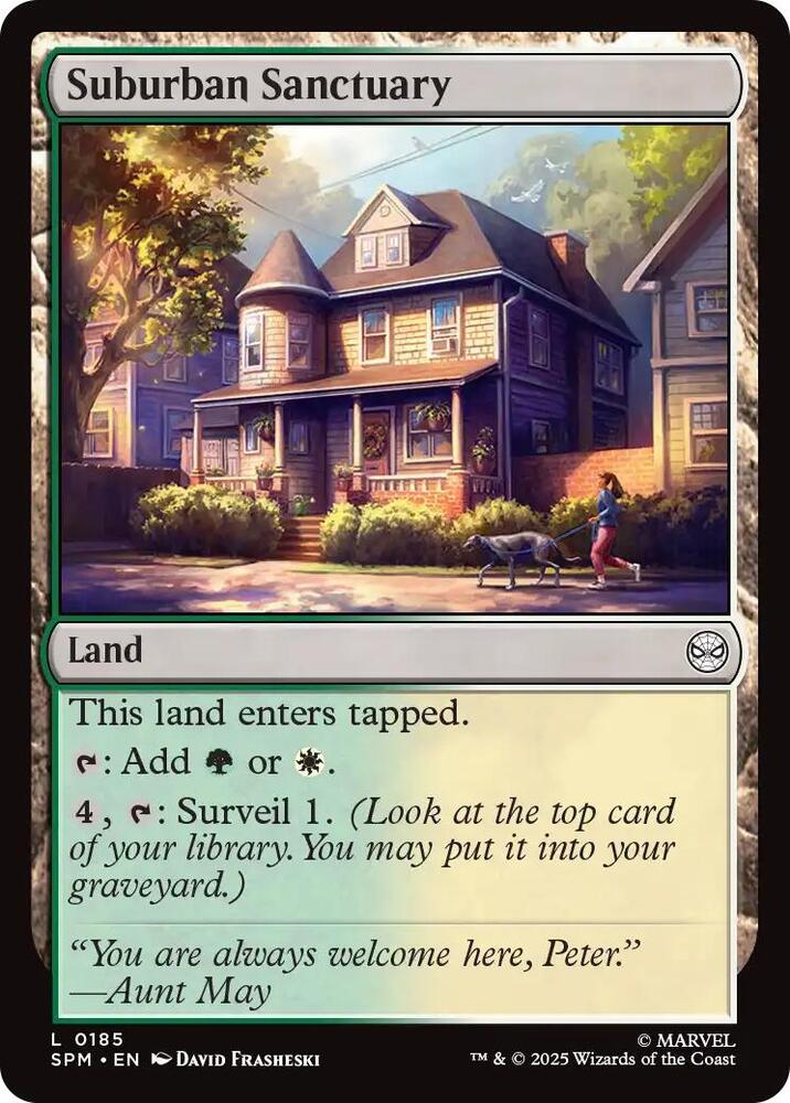 Image for Suburban Sanctuary (185) - Magic: The Gathering