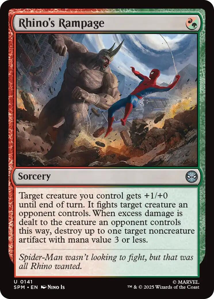 Image for Rhino's Rampage (141) - Magic: The Gathering