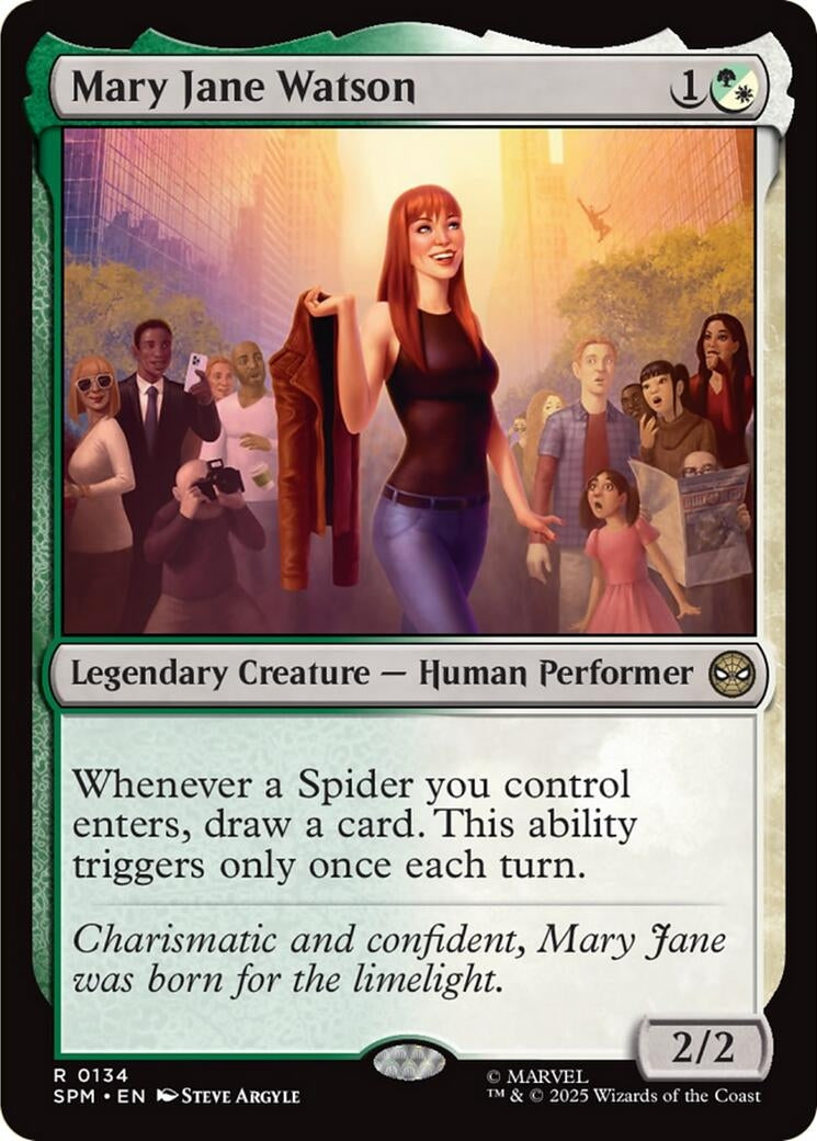 Image for Mary Jane Watson (134) - Magic: The Gathering