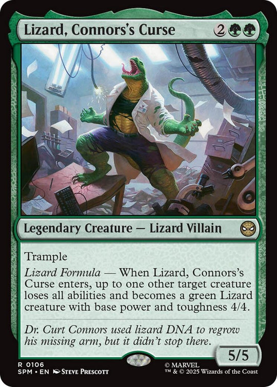 Image for Lizard, Connors's Curse (106) - Magic: The Gathering