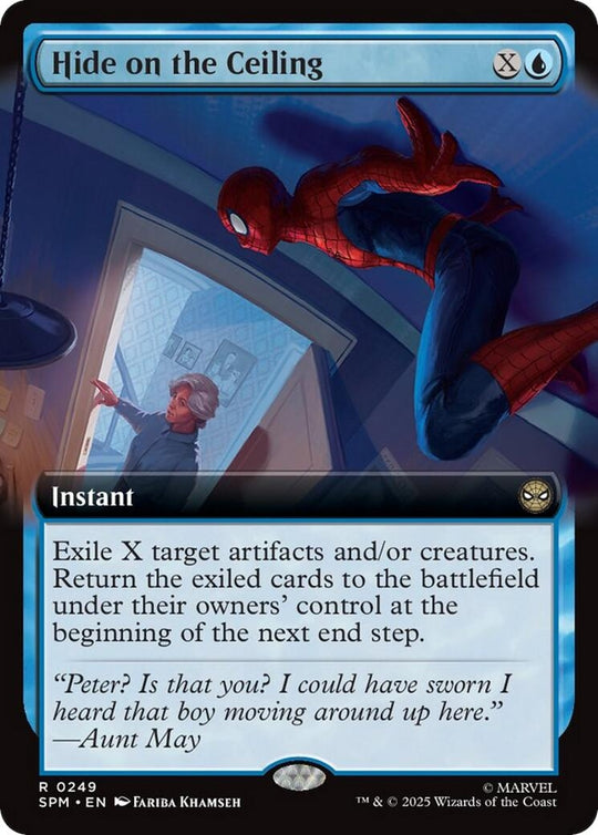 Image for Hide on the Ceiling (Extended Art) (249) - Magic: The Gathering