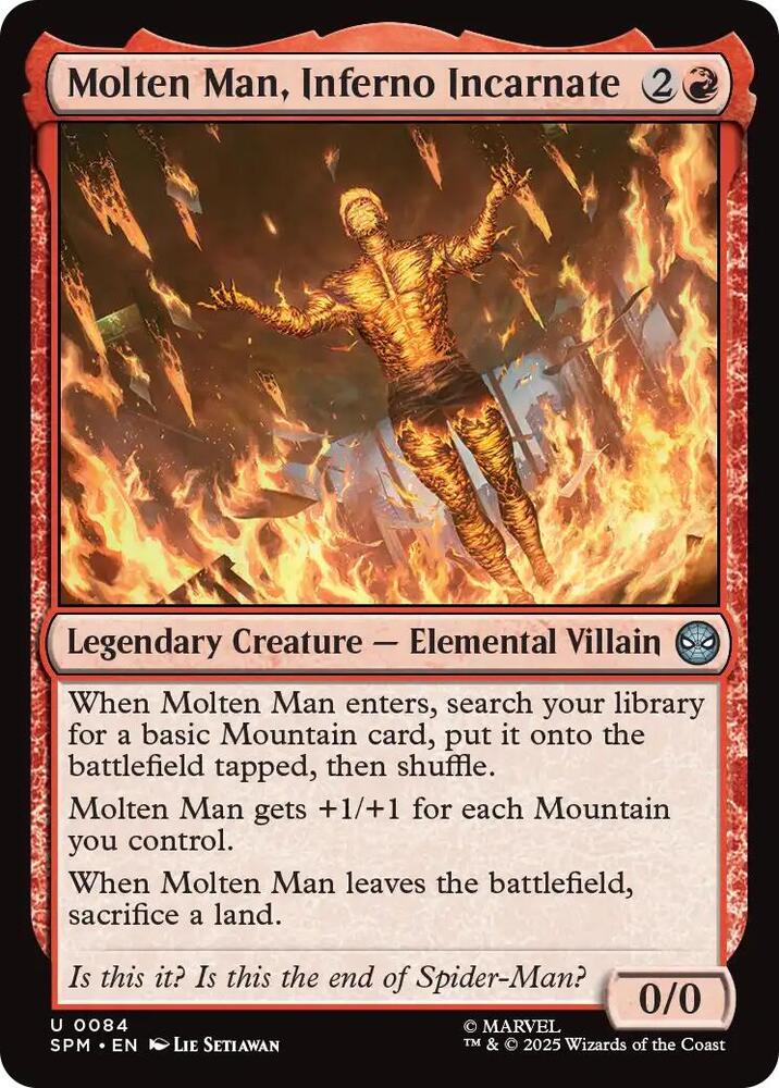 Image for Molten Man, Inferno Incarnate (84) - Magic: The Gathering