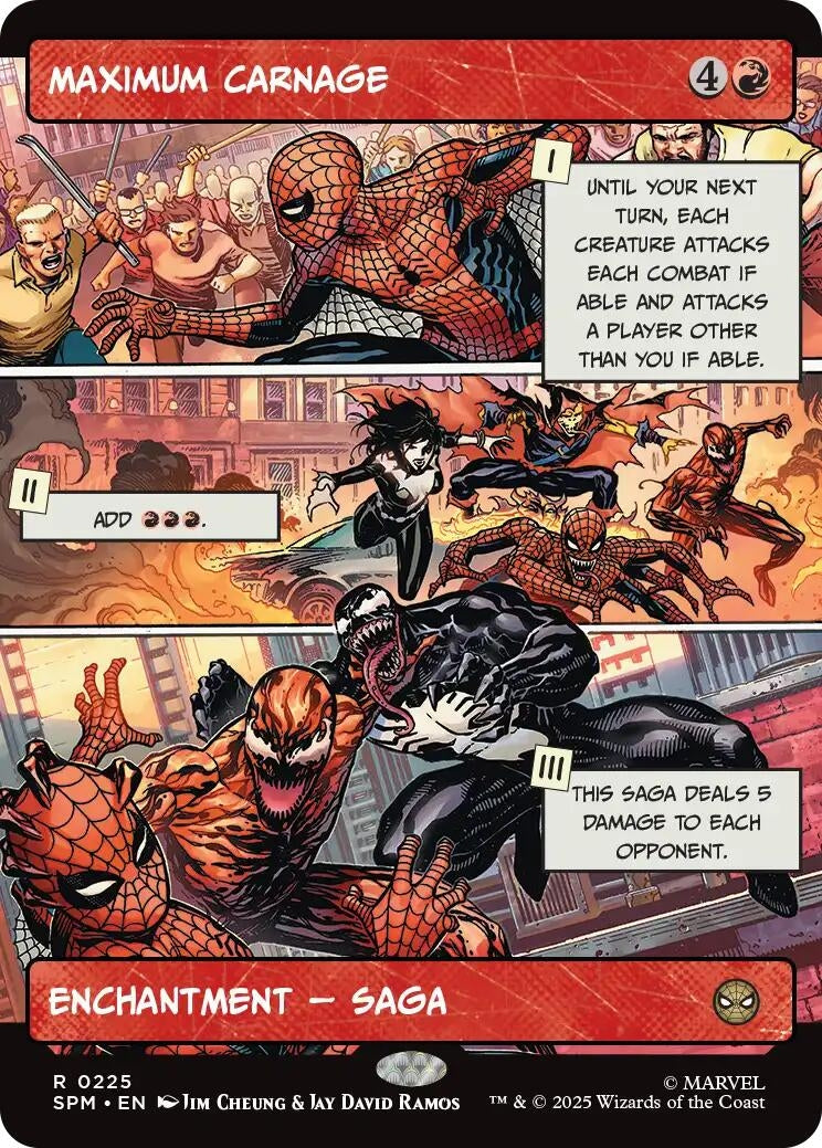 Image for Maximum Carnage (Borderless) (225) - Magic: The Gathering