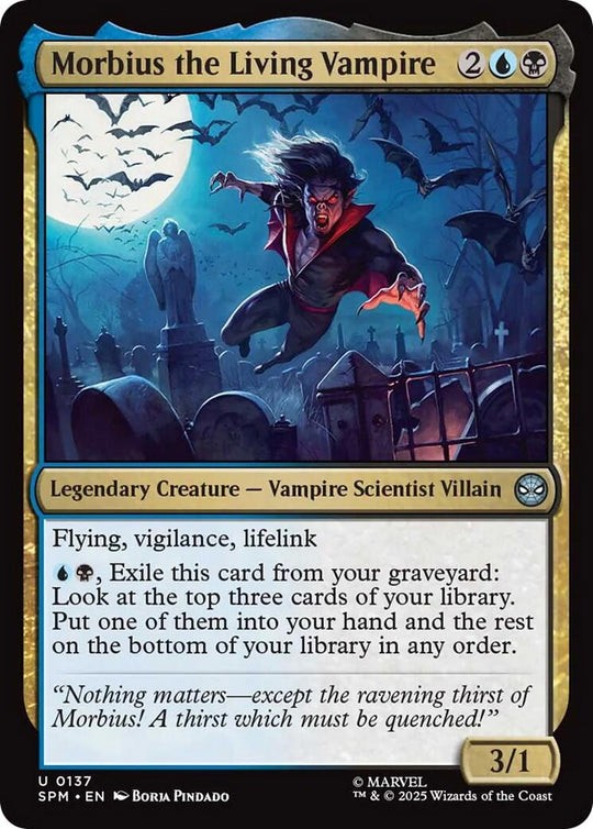 Image for Morbius the Living Vampire (137) - Magic: The Gathering