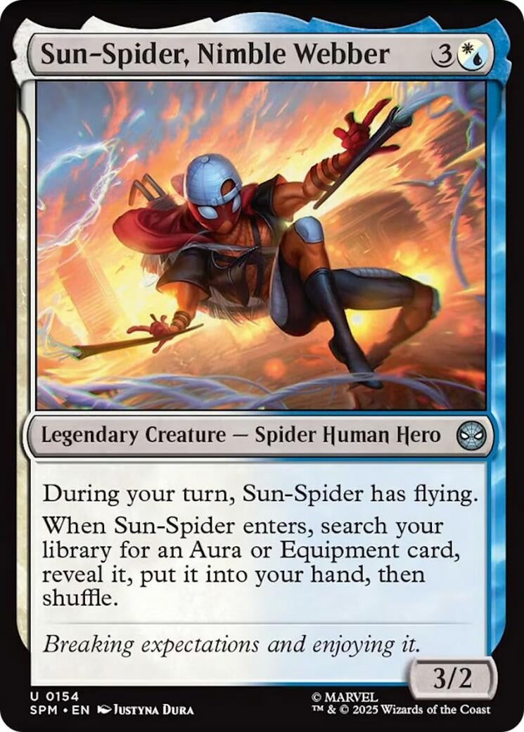 Image for Sun-Spider, Nimble Webber (154) - Magic: The Gathering