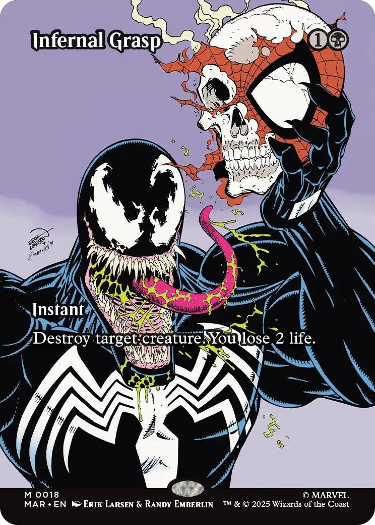 Image for Infernal Grasp (Borderless) (18) - Magic: The Gathering