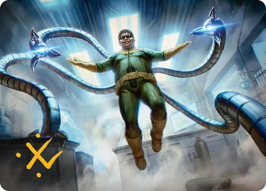 Image for Doctor Octopus, Master Planner Art Card (25/54) (Gold-Stamped Signature) (25) - Magic: The Gathering