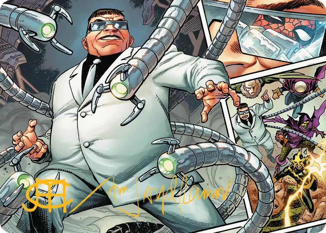 Image for Doctor Octopus, Master Planner Art Card (48/54) (Gold-Stamped Signature) (48) - Magic: The Gathering