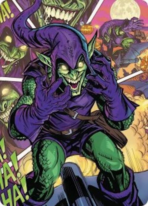 Image for Green Goblin Art Card (49/54) (49) - Magic: The Gathering