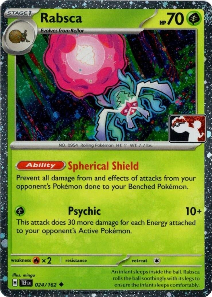 Image for Rabsca - 024/162 (Cosmos Holo) (024/162) - Pokemon
