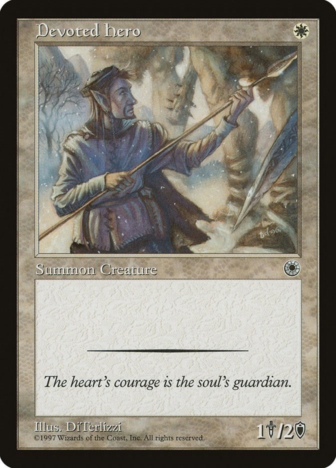 Image for Devoted Hero - Magic: The Gathering