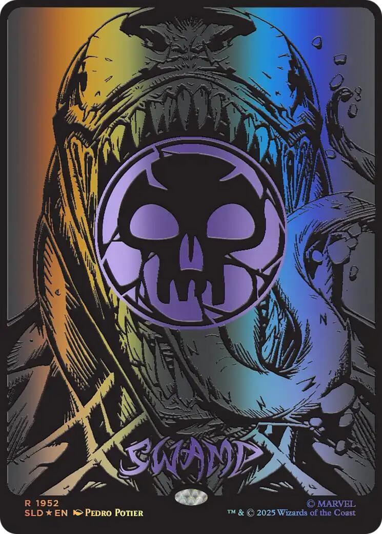 Image for Swamp (1952) (Raised Foil) (1952) - Magic: The Gathering