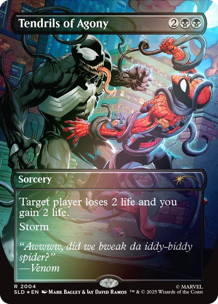 Image for Tendrils of Agony (2004) (Rainbow Foil) (2004) - Magic: The Gathering