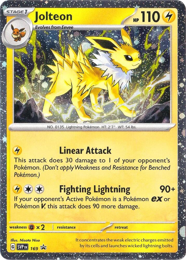 Image for Jolteon - 169 (Cosmos Holo) (169) (SVP) - Pokemon
