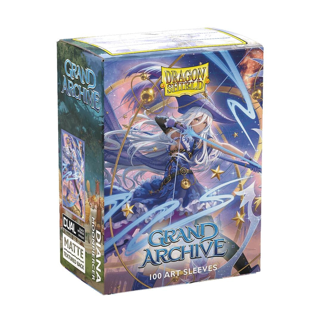 Image for Dragon Shield Grand Archive Matte Art - Diana, Moonpiercer (100-Pack) - Card Sleeves