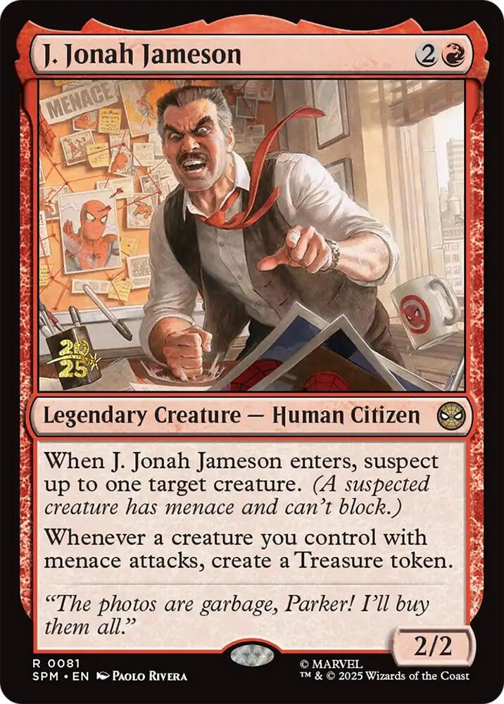 Image for J. Jonah Jameson (81) - Magic: The Gathering