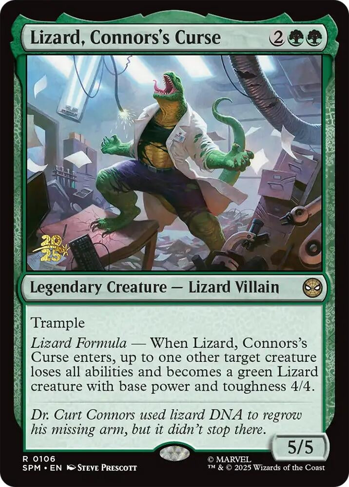 Image for Lizard, Connors's Curse (106) - Magic: The Gathering