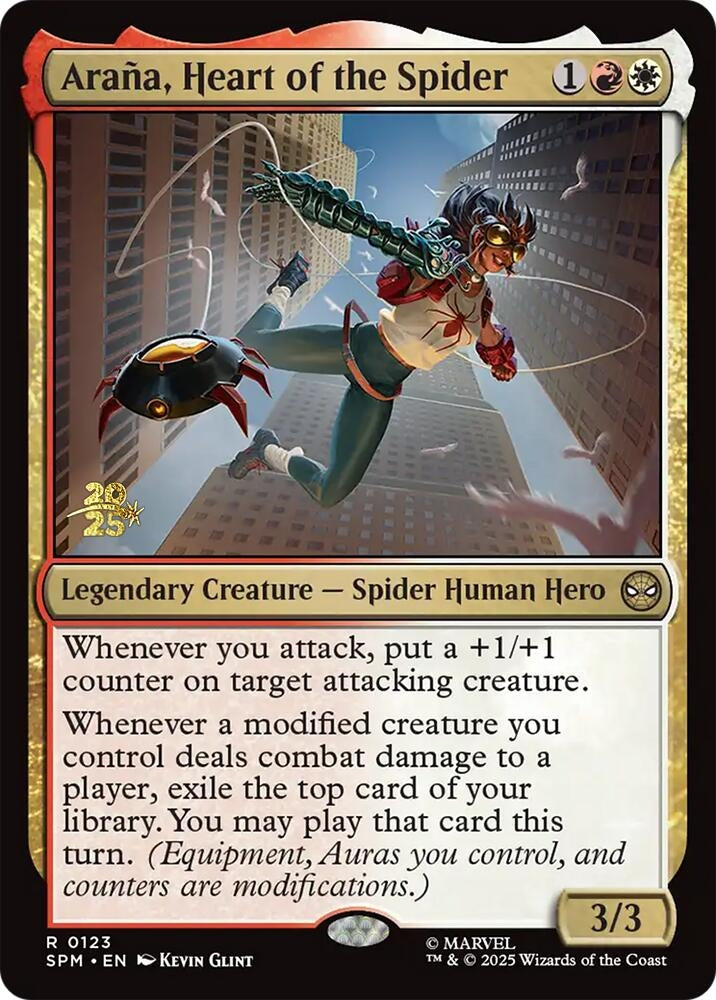 Image for Arana, Heart of the Spider (123) (PRE) - Magic: The Gathering