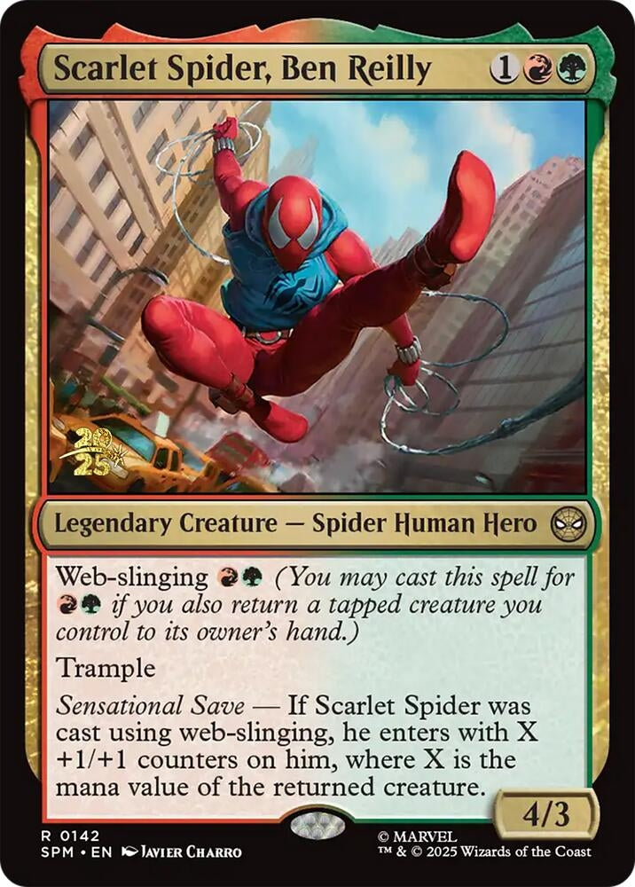 Image for Scarlet Spider, Ben Reilly (142) - Magic: The Gathering