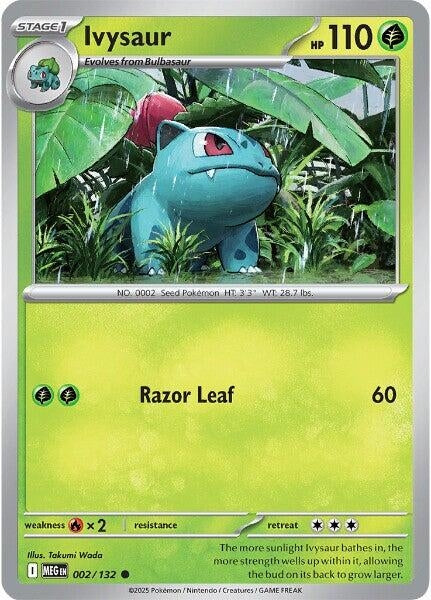 Image for Ivysaur (002/132) (MEG) - Pokemon