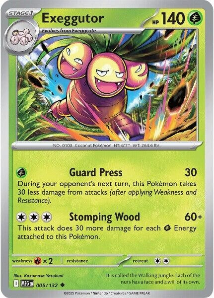 Image for Exeggutor (005/132) (MEG) - Pokemon