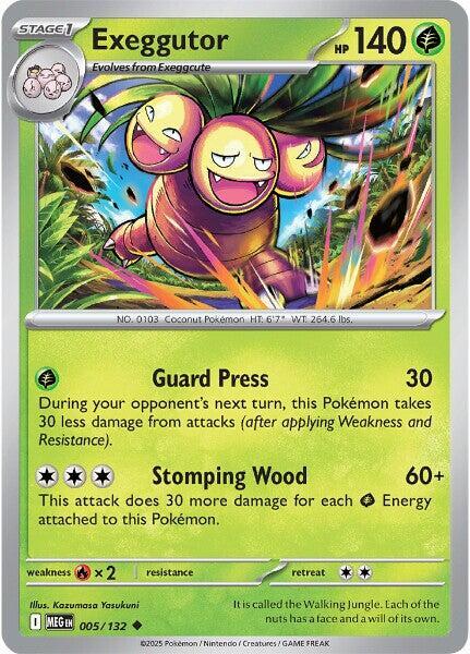 Image for Exeggutor (005/132) (MEG) - Pokemon