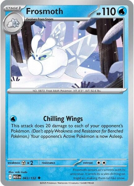 Image for Frosmoth (043/132) (MEG) - Pokemon