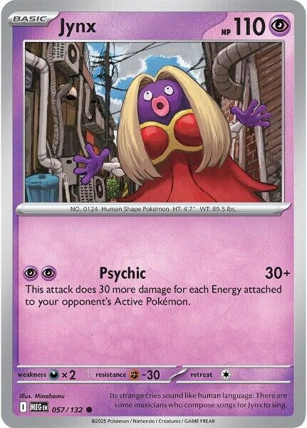Image for Jynx (057/132) (MEG) - Pokemon