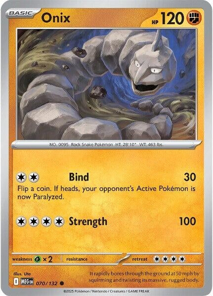 Image for Onix (070/132) (MEG) - Pokemon