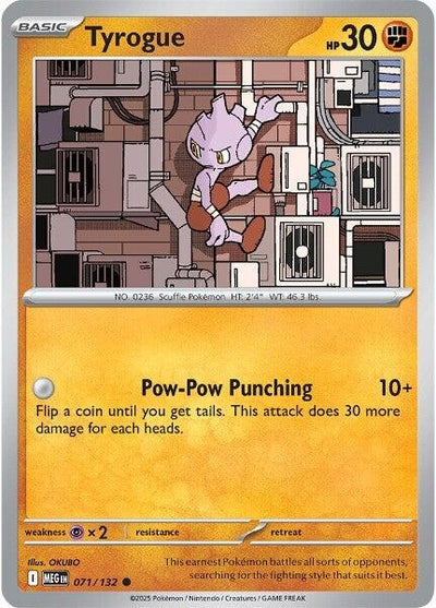 Tyrogue (071/132) (MEG)
