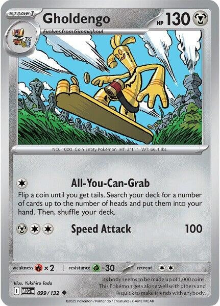 Image for Gholdengo (099/132) (MEG) - Pokemon