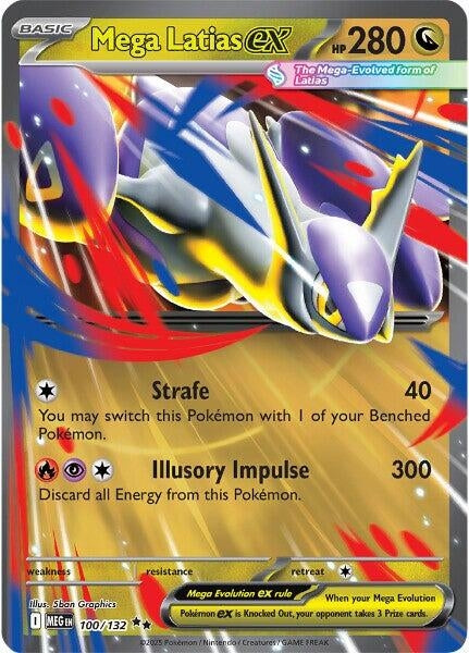 Image for Mega Latias ex (100/132) (MEG) - Pokemon