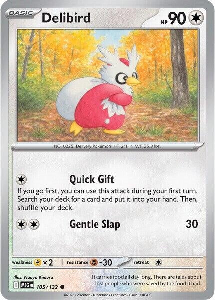 Image for Delibird (105/132) (MEG) - Pokemon