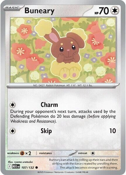 Image for Buneary (107/132) (MEG) - Pokemon