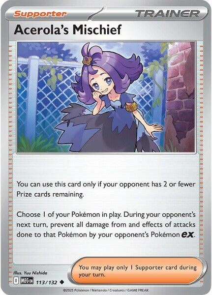 Image for Acerola's Mischief (113/132) (MEG) - Pokemon