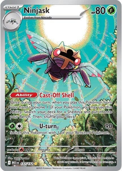 Image for Ninjask (137/132) (MEG) - Pokemon