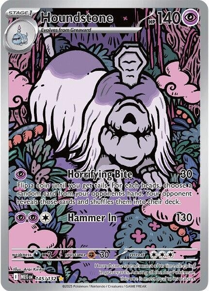Image for Houndstone (145/132) (MEG) - Pokemon