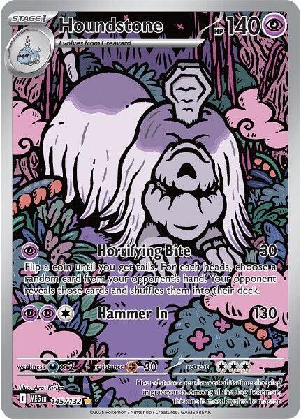 Image for Houndstone (145/132) (MEG) - Pokemon