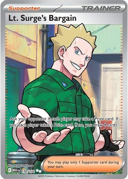Image for Lt. Surge's Bargain (170/132) (MEG) - Pokemon