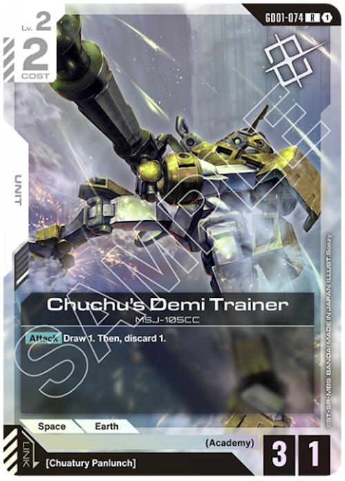 Image for Chuchu's Demi Trainer (Judge Pack 01) (GD01-074) (GCG-PR) - Gundam Card Game