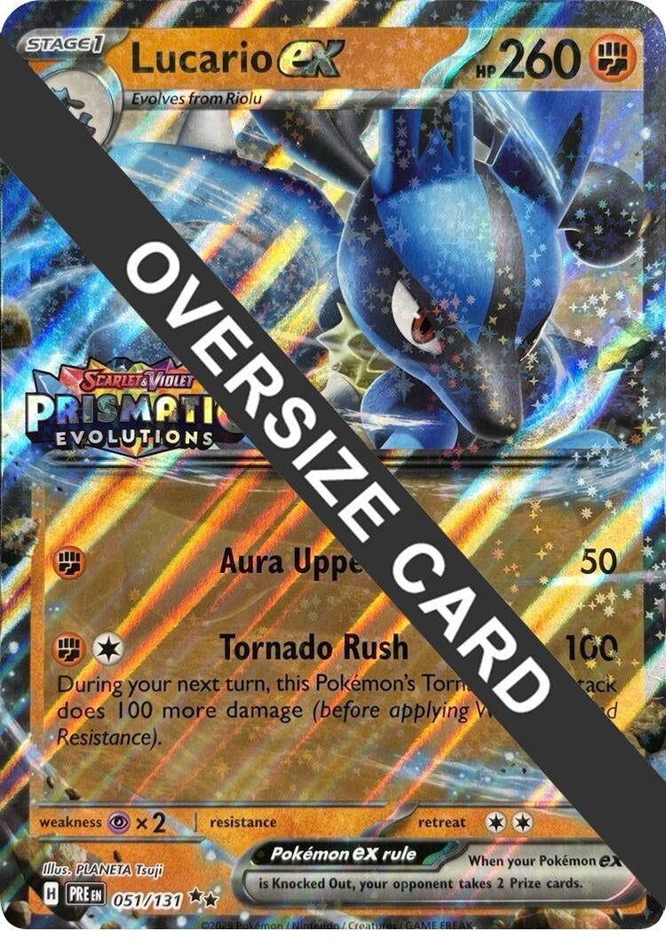 Image for Lucario ex (Prismatic Evolutions Stamp) (051/131) (PR) - Pokemon