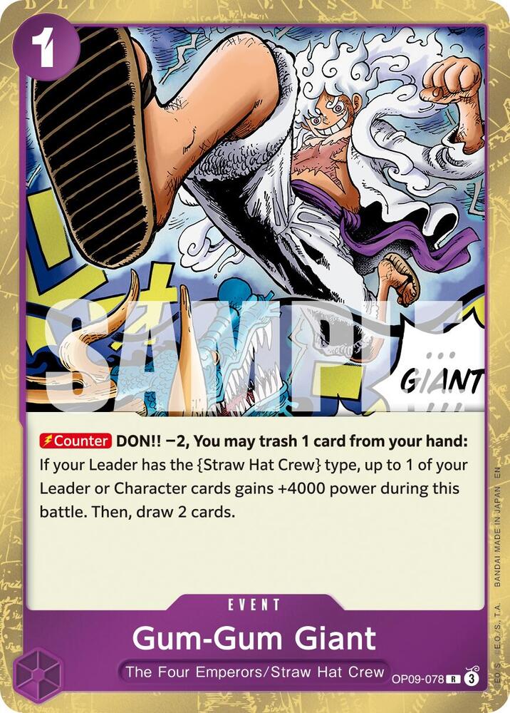 Gum-Gum Giant (Reprint) (OP09-078) (PRB-02)
