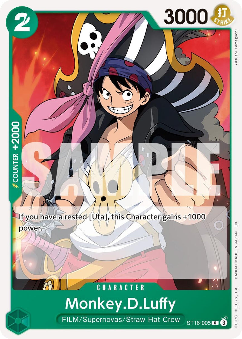 Monkey.D.Luffy - ST16-005 (Reprint) (ST16-005) (PRB-02)