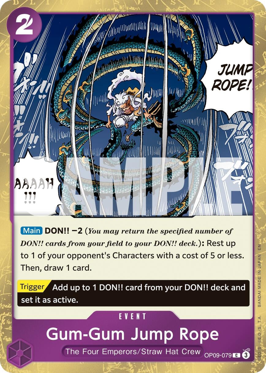 Gum-Gum Jump Rope (Pirate Foil) (OP09-079) (PRB-02)