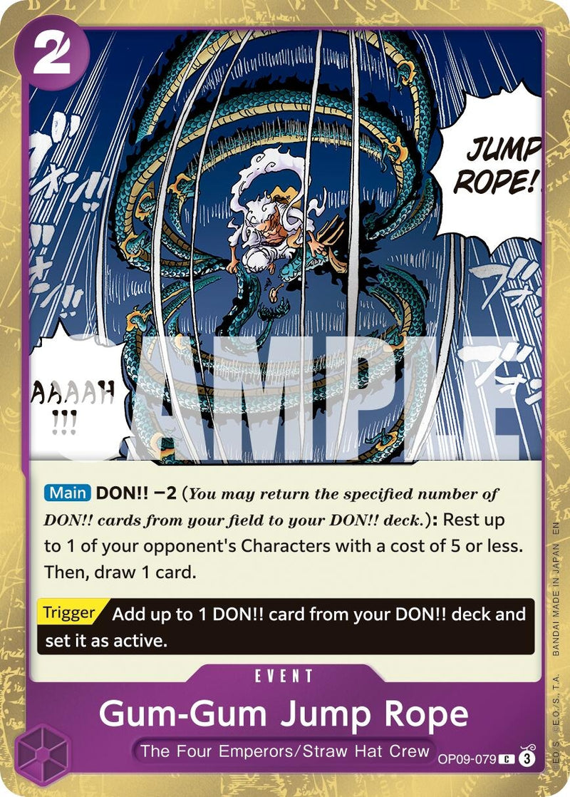 Gum-Gum Jump Rope (Pirate Foil) (OP09-079) (PRB-02)