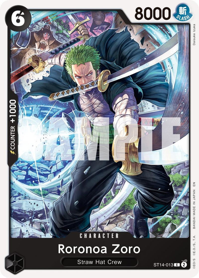 Roronoa Zoro - ST14-013 (Reprint) (ST14-013) (PRB-02)
