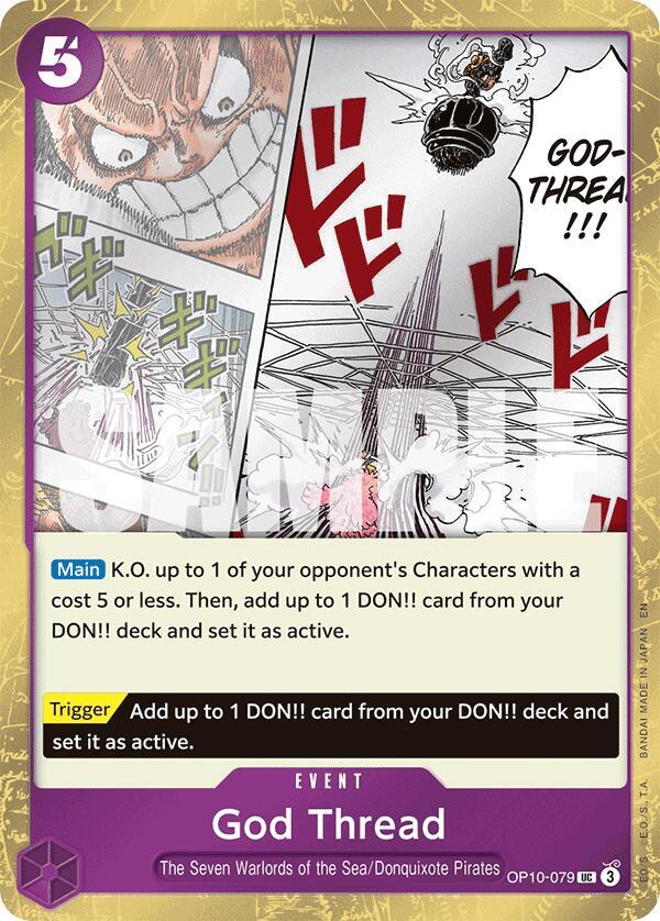 God Thread (Pirate Foil) (OP10-079) (PRB-02)