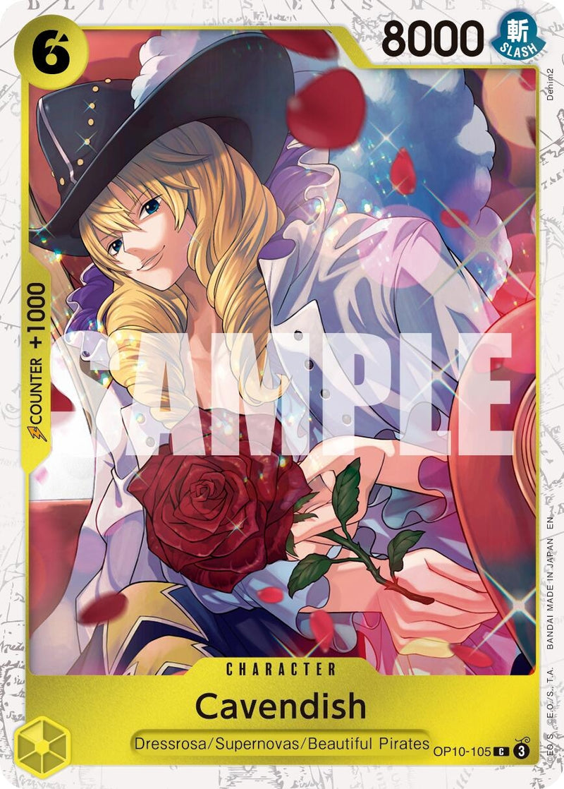 Cavendish - OP10-105 (Pirate Foil) (OP10-105) (PRB-02)