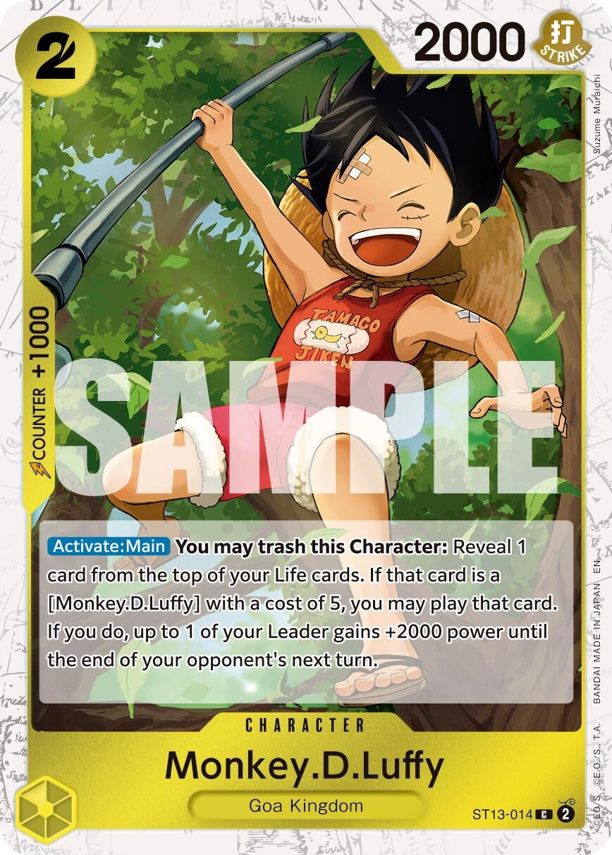 Monkey.D.Luffy - ST13-014 (Pirate Foil) (ST13-014) (PRB-02)